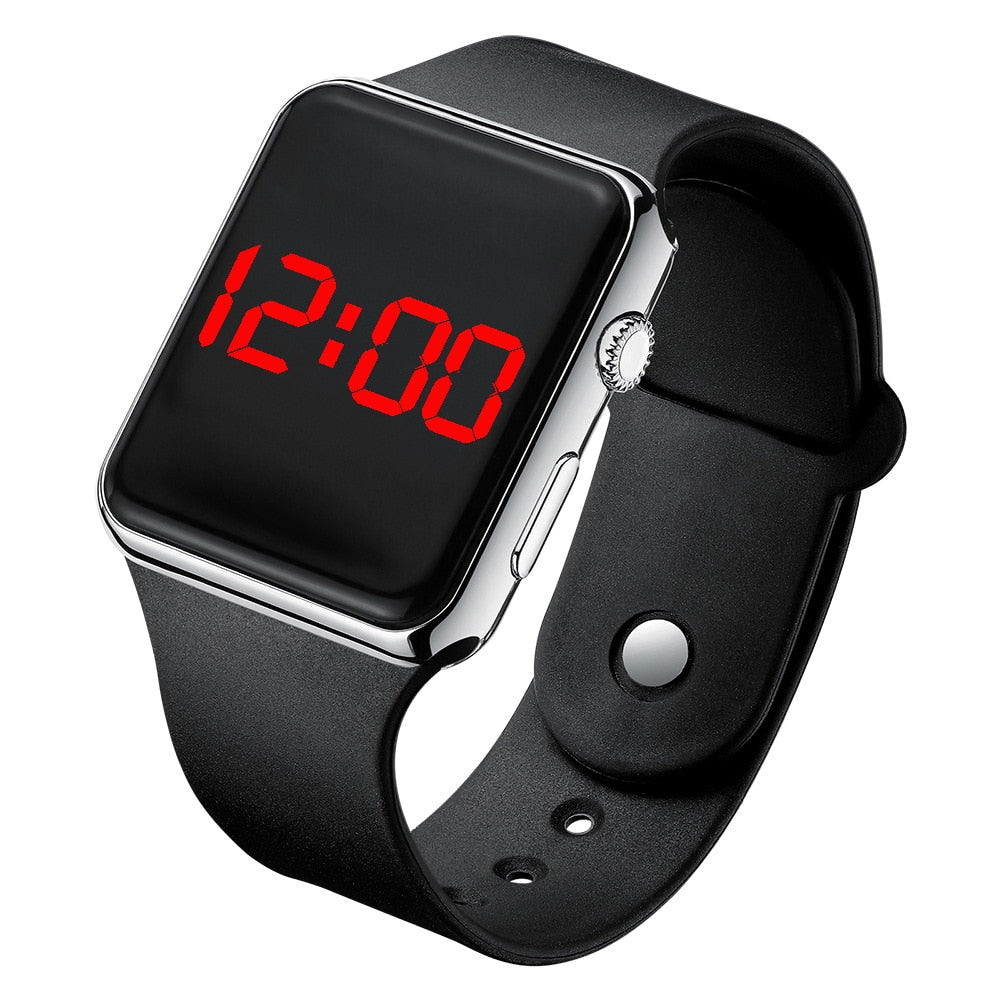 Digital Lover Watches Couple Watch Men For Women Electronic LED Digital Women Watch Fashion Casual Simple Silicone Female Watch.