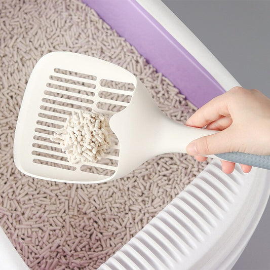 Cat Litter Shovel Large Shovel Cat Poop Shovel Toilet Cat Litter Box Tofu Sand Shovel Fluffy Wood and More Multi-purpose Shovel
