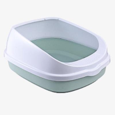 Pet Cat Toilet Semi-enclosed high fence detachable cat litter box cat toilet Dog Tray Clean Scoop Home Plastic Sand Box Supplies