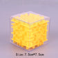 TOBEFU 3D Maze Magic Cube Transparent Six-sided Puzzle Speed Cube Rolling Ball Game Cubos Maze Toys for Children Educational.