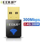 EDUP 1300Mbps Mini USB WiFi Adapter Dual Band Wifi Network Card  5G/2.4GHz Wireless AC USB Adapter for PC Desktop Laptop Win11
