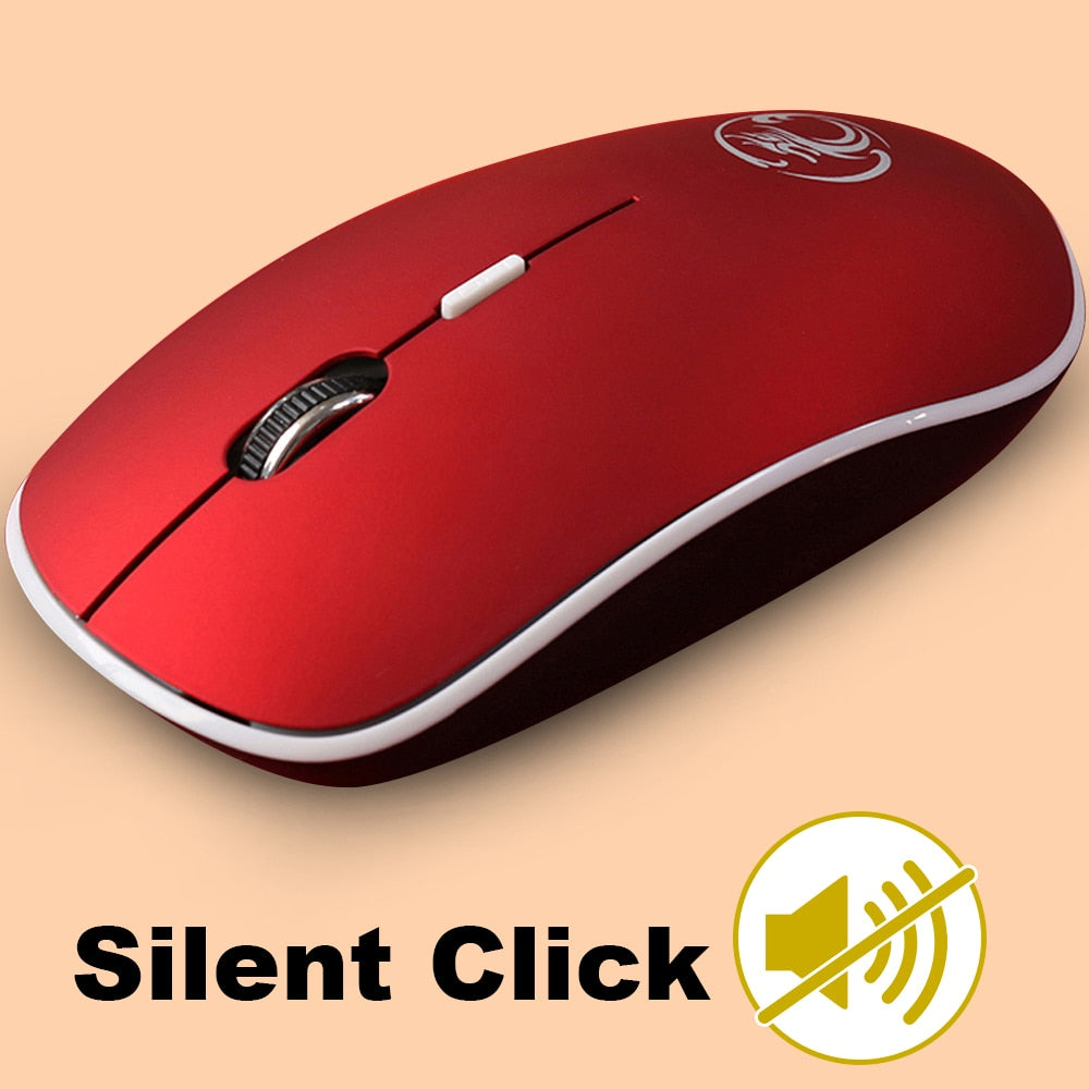 Silent Wireless Mouse PC Computer Mouse Gamer Ergonomic Mouse Optical Noiseless USB Mice Silent Mause Wireless For PC Laptop