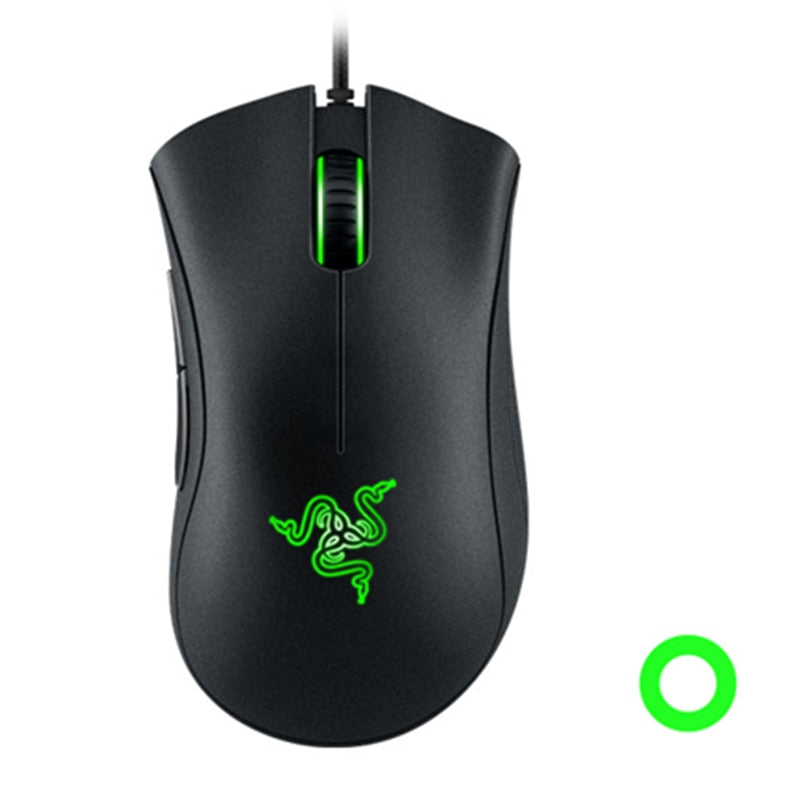 Original Razer DeathAdder Essential Wired Gaming Mouse Mice 6400DPI Optical Sensor 5 Independently Buttons For Laptop PC Gamer.