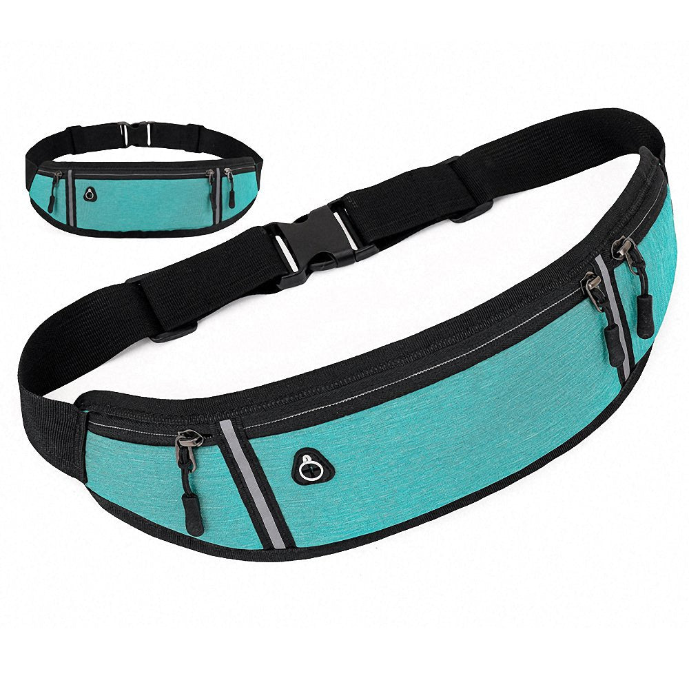 Sports Waist Bag Reflective Strip Fitness Mobile Phone Bag Pocket Waterproof Invisible Running Belt Bag Outdoor Fitness Bag