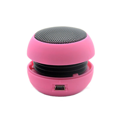 Hamburger Mini Speaker Mp3 Music Loudspeaker Player Outdoor 3.5mm  Wired Speaker Sound Box for Computer Phones.