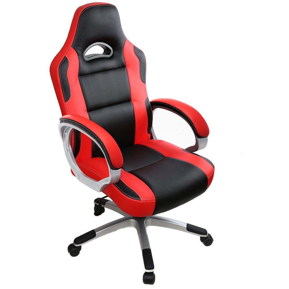 Gaming Computer Chair Ergonomic Office PC Swivel Desk Chairs for Gamer Adults and Children with Arms