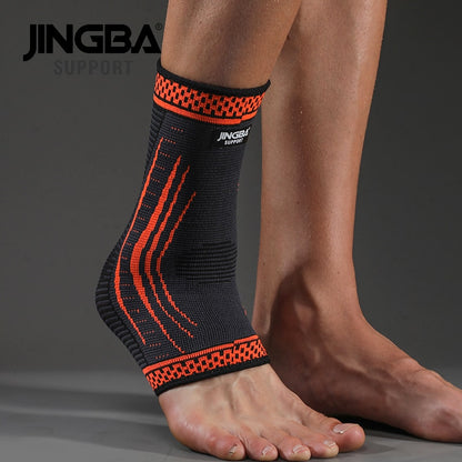 JINGBA SUPPORT 1 PCS Compression ankle brace support For fitness, football, basketball, volleyball, ankle Brace protection