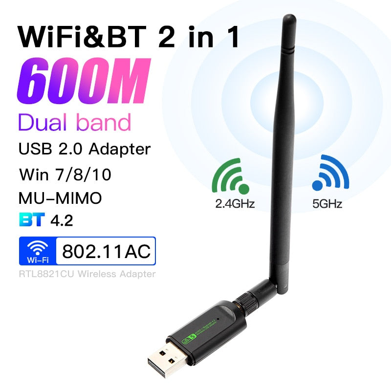 Wireless USB 1900Mbps WiFi Adapter Dual Band 2.4G/5Ghz USB 3.0 WIFI Lan Adapter Dongle 802.11ac With Antenna For Laptop Desktop.