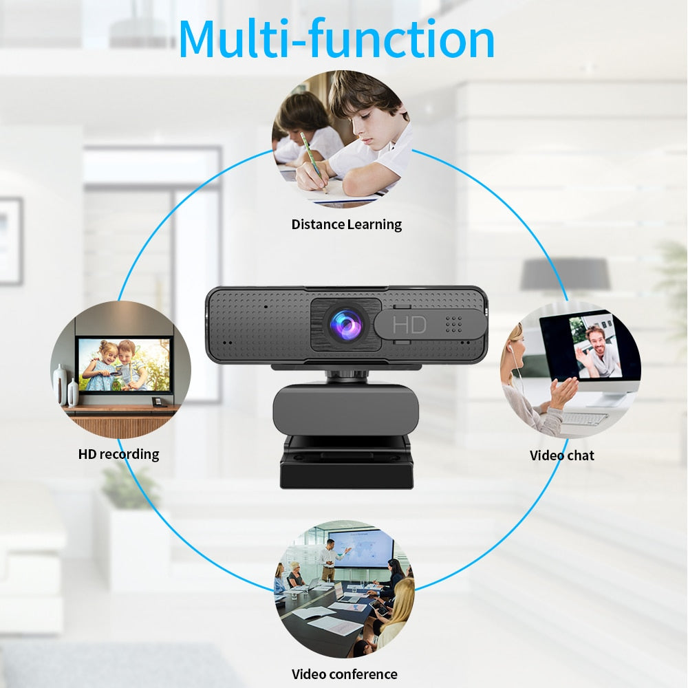 TISHRIC H701 Full HD Webcam 1080P Cover USB Web Camera With Micphone for Computer Web Cam Webcam For PC Autofocus Mini Camera.