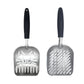 Metal Aluminum Alloy Large Cat Face Cat Litter Scoop Thin Hole Long Handle Tofu Sand Shovel Shit Artifact Cat Toilet Cleaning
