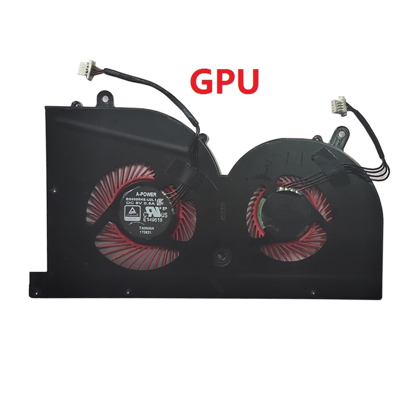 NEW Laptop cpu cooling fan for MSI GS63VR GS63 GS73 GS73VR MS-17B1 Stealth Pro CPU BS5005HS-U2F1 GPU BS5005HS-U2L1 COOLER.