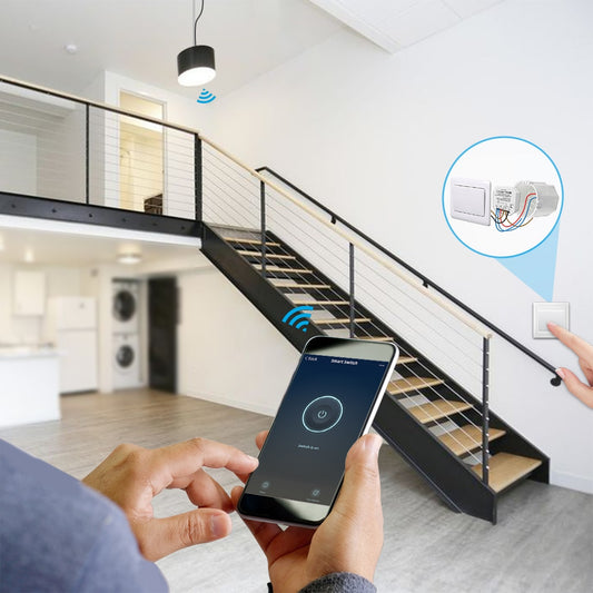 LoraTap Tuya Smart Life Wifi Switch Relay Breaker Module Automation Lighting Google Home Alexa Echo Remote Control App Timer 10A.