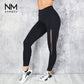 NORMOV Women Fitness Leggings High Waist Pocket Mesh Comfortable And Breathable Legging Workout Leggings Feminina Jeggings