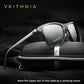 VEITHDIA Brand Unisex Retro Aluminum+TR90 Square Polarized Sunglasses Lens Vintage Eyewear Accessories Sun Glasses For Men/Women.