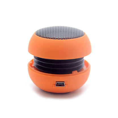 Hamburger Mini Speaker Mp3 Music Loudspeaker Player Outdoor 3.5mm  Wired Speaker Sound Box for Computer Phones.