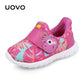 UOVO Baby Toddler Casual Shoes Boys Girls Spring Breathable Little Kids Footwear Hook-And-Loop Size #22-30