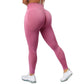 RUUHEE Seamless Leggings Solid Scrunch Butt Lifting Booty High Waisted Sportwear Gym Tights Push Up Women Leggings For Fitness