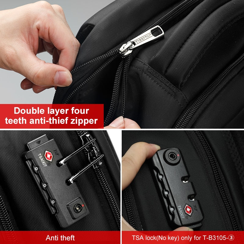 Tigernu Splashproof 15.6inch Laptop Backpack NO Key TSA Anti Theft Men Backpack Travel Teenage Backpack bag male bagpack mochila.