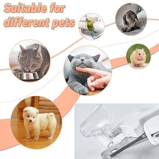 PETKIT Pet Cat Dog Safety Nail Clipper with LED Lighting Prevent Clipping The Nail Blood Vessels Grooming Cutter Trimmer