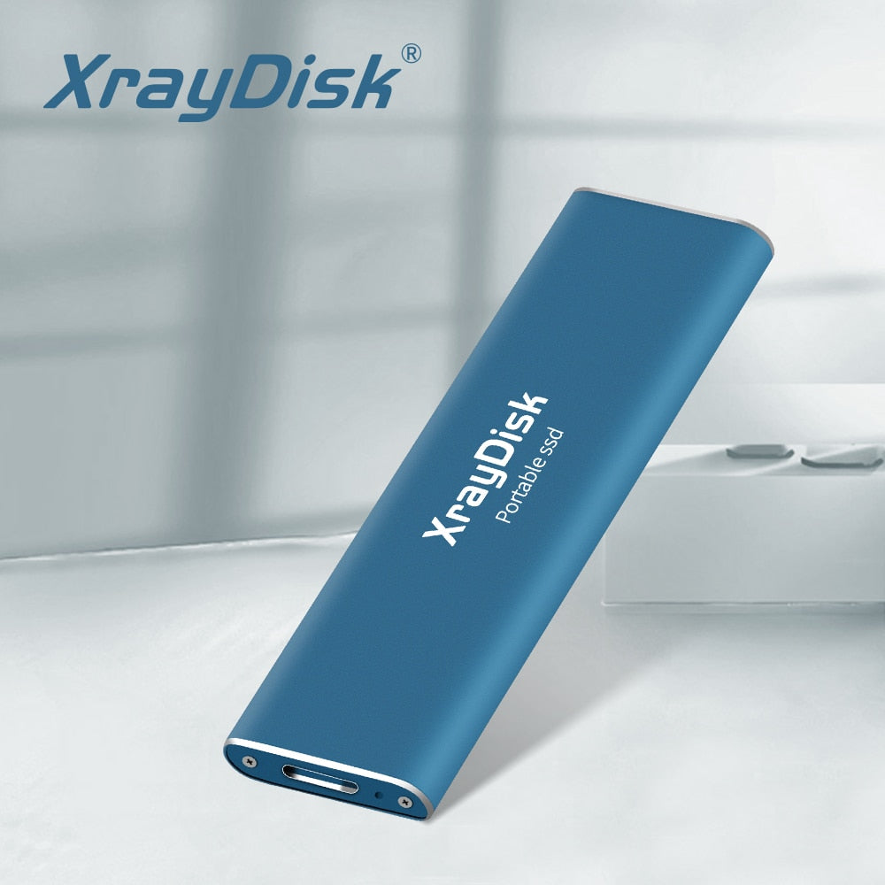 XrayDisk Portable SSD 256GB External SSD  512GB Portable SSD External hard drive hdd for laptop desktop with Type C USB3.1 Gen 2.