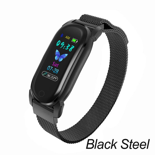 Smart Bracelet YD8 Temperature Measurement Thermometer Band Men Women Heart Rate Sleep Fitness Tracker Clock Sport Smartwatch