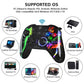 EasySMX ESM-9110 Wireless Gamepad Controller for PS3 PC Windows 10 Android Nintendo Switch Joystick with 4 Customized Buttons.