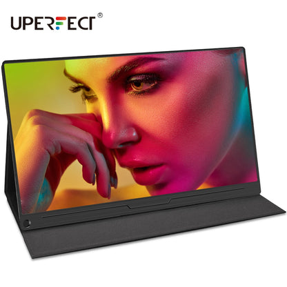 UPERFECT 4K Portable Monitor for Laptop PC 15.6 IPS 3840x2160 UHD External Screen Mobile LCD Display USB C Xbox PS4 Switch HDMI