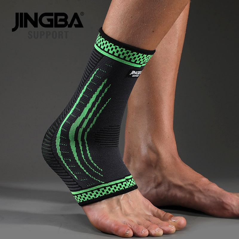 JINGBA SUPPORT 1 PCS Compression ankle brace support For fitness, football, basketball, volleyball, ankle Brace protection