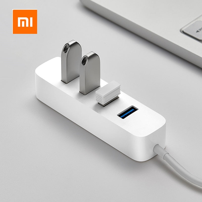 XIAOMI 4 Ports USB3.0 Hub with Stand-by Power Supply Interface USB Hub Extender Extension Connector Adapter for PC Laptop