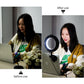 VIJIM CL05 6&#39;&#39; 3200k-6500k Ring Light Led Video Light Video Conference Light with Suction cup Laptop Live Streaming Fill Light