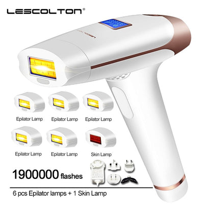 Lescolton 3in1 700000 Pulsed IPL Laser Hair Removal Device Permanent Hair Removal IPL Laser Epilator Armpit Hair Removal Machine.