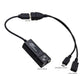 USB 2.0 to RJ45 Adapter/ 2X Mirco USB Cable LAN Ethernet Adapter for Amazon Fire TV 3 or Stick GEN 2.