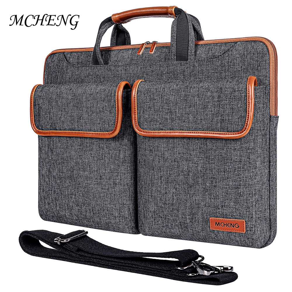 MCHENG Multi-use Laptop Sleeve With Handle For 10&quot; 13&quot; 14&quot; 15.6&quot; 17&quot; Inch DELL APPLE asus  Laptop Computer Bag