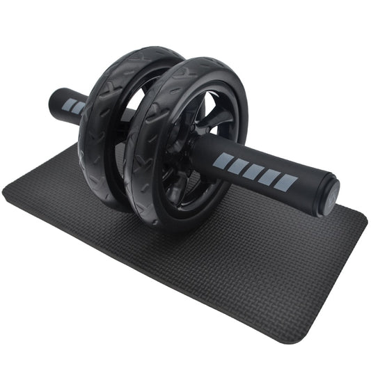 New Keep Fit Wheels No Noise Abdominal Wheel Ab Roller With Mat For Exercise Fitness Equipment