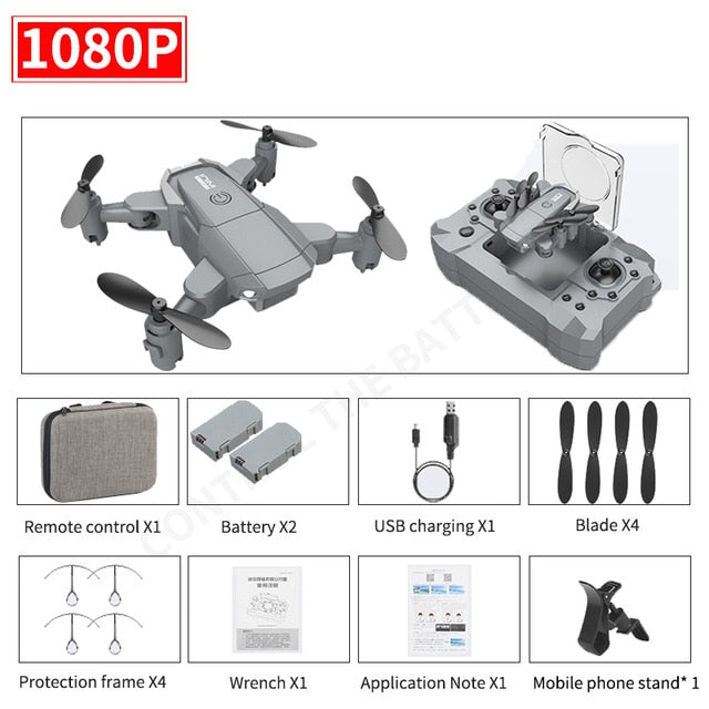 New mini KY905 drone 4K HD camera, GPS WIFI FPV vision foldable rc quadcopter professional drone.