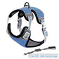 ROJECO Reflective Cat Harness Adjustable Harness For Cats Breathable Cat Vest Harness and Leash Set Pet Cat Lead Leash Harnesses