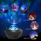LED Galaxy Projector Night Light Star Starry Night Lamp Ocean Wave Projector With Music Bluetooth Speaker Remote Control Lamp