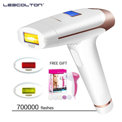 Lescolton 3in1 700000 Pulsed IPL Laser Hair Removal Device Permanent Hair Removal IPL Laser Epilator Armpit Hair Removal Machine.