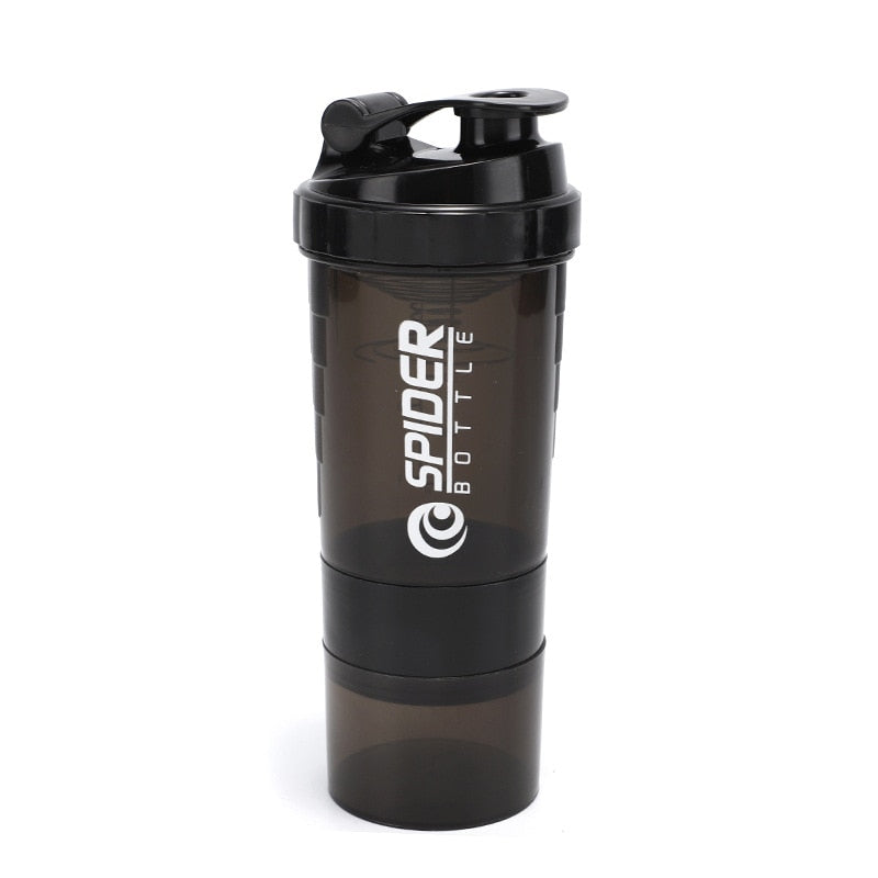 500ml Sport Gym Protein Powder Shaker Mixer Cup Portable Milkshake Cups Plastic Water Bottle For Drinking Blender Drinkware