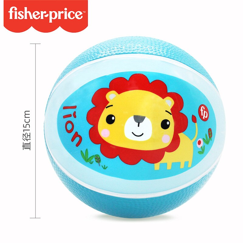 Fisher Price Children Small Leather Ball Toddler Baby Basketball Kindergarten Recommended Pat Ball  Baby Toys Ball