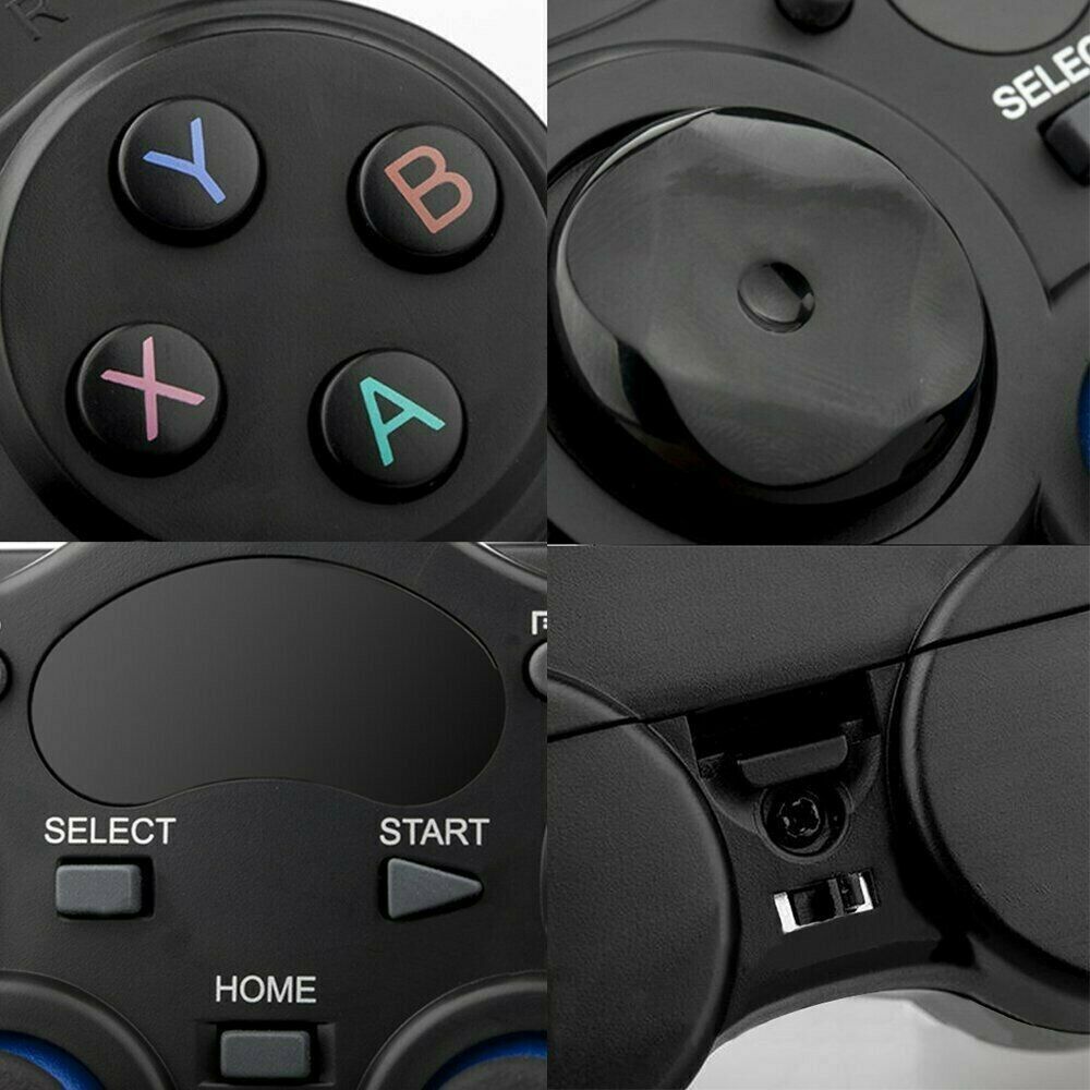 Wireless Gamepad Joystick 2.4G Game Console With Micro USB OTG Converter Adapter  For PS3/Smart Phone For Tablet PC Smart TV Box.