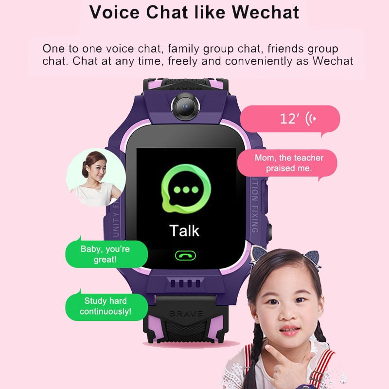 4G Smart Watch Kids Waterproof Watch HD Voice Call GPS Camera Smartwatch for Children GPS Location for Students Boys Girls Watch.