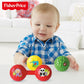 Original Fisher-Price Baby Toys 0-12 Months Hand Catch Training Racket Massage Balls Early Education Toys for Children Toddler