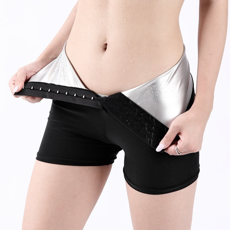 Body Shaper Pants Sauna Shapers Hot Sweat Sauna Effect Slimming Pants Fitness Short Shapewear Workout Gym Leggings Fitness Pants
