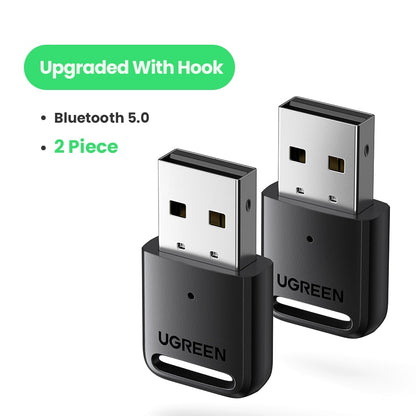 UGREEN USB Bluetooth 5.0 Transmitter Receiver Adapter Dongle For Wireless Mouse Earphone PC Music Audio Bluetooth 4.0 Adapter