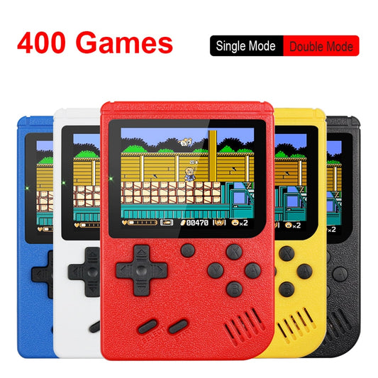 Retro Portable Mini Handheld Video Game Console 8-Bit 3.0 Inch Color LCD Kids Color Game Player Built-in 400 games.