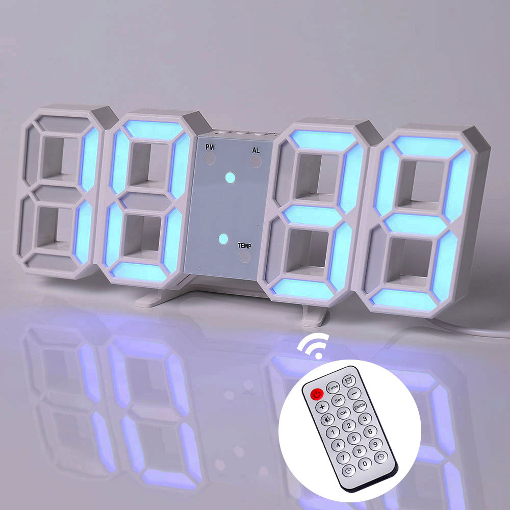 Nordic Digital Alarm Clocks Wall Clocks Hanging Watch Snooze Table Clocks Calendar Thermometer Electronic Clock Digital Clocks.