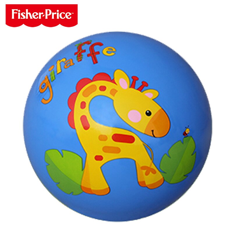 Fisher Price 9-inch pat ball kindergarten children&#39;s leather ball baby inflatable children&#39;s sports toys PVC ball