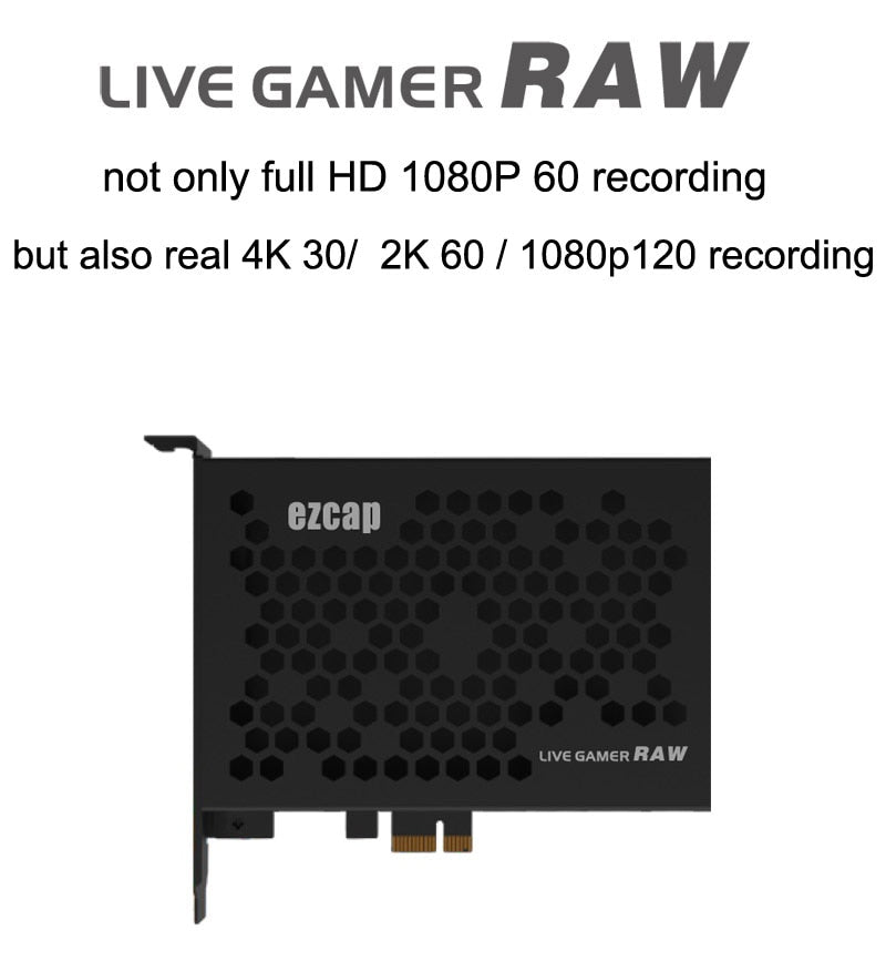 4K 60fps HDR 1440p 1080p 120fps HDMI Loop PCIE Video Capture Card PCI Express Game Recording Box HD Live Streaming Device.