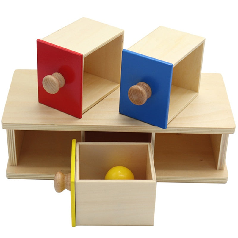 Montessori Games Baby Toys for Children Educational Wooden Toys Box Wood Products Kids Sensory Toys Infants Boxes Birthday Gift